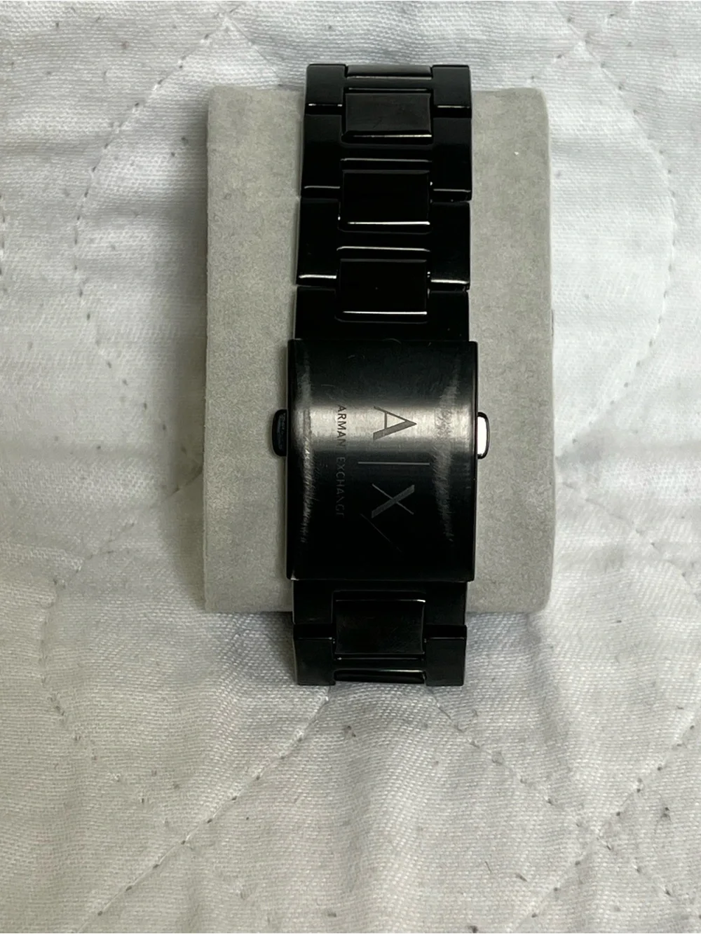 Armani Exchange Men’s Elegant Black Chronograph Watch
